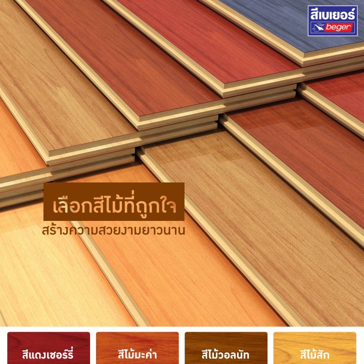 สีย้อมไม้เบเยอร์วูดสเตน-woodstain-แกลอน-ชนิดเงา-สีทาฝาบ้าน-หน้าต่าง-เชิงชาย-ไม้ระแนง-รั้ว