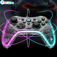 THINKMAX 100% ของแท้!!RGB Gamepads รองรับบลูทูธจอยควบคุมเกมเข้ากันได้กับสวิตช์คอมพิวเตอร์โทรศัพท์มือถือที่ถือเกม