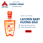 Nước Súc Miệng LAFORIN Baby Hương Đào Mới - Răng Bé Khỏe, Mẹ An Tâm  Chai