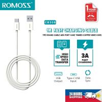 【Taotao Electronics】 Romoss CB308ประเภท C 1เมตรสายที่ชาร์จไฟรวดเร็ว USB ทนทานระดับพรีเมียม