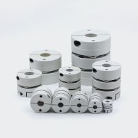 1pc Aluminum alloy D34L32 single diaphragm coupling elastic joint D34mm L32mm ball screw step servo motor encoder computer parts