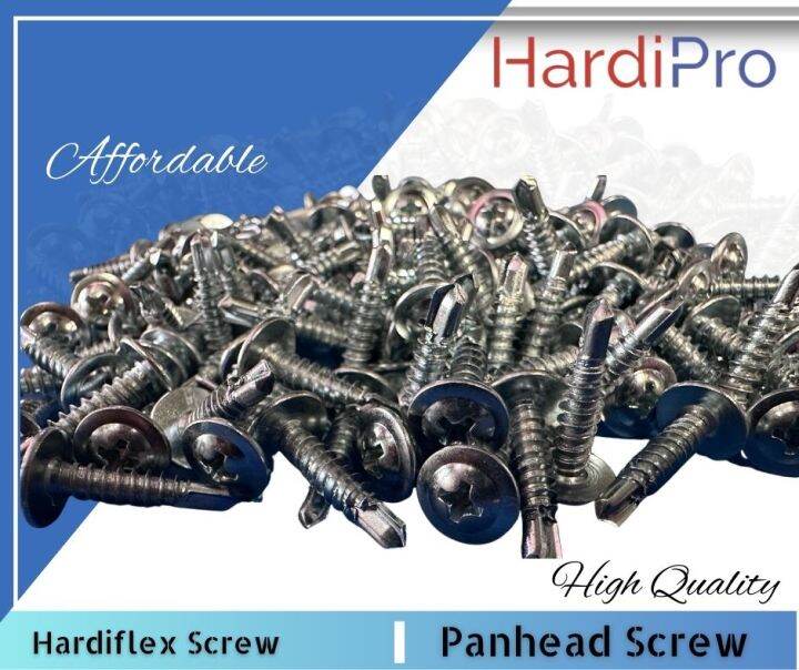 500 pcs Hardiflex Screw/ Window Screw/Panhead Screw/ Flathead Screw for