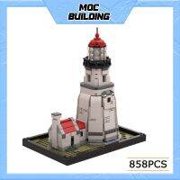 ประภาคาร MOC บล็อคก่อสร้างหัว Heceta ทางเข้า Harbour วิวถนนอิฐ DIY ของเล่นโมเดลประกอบวันหยุด