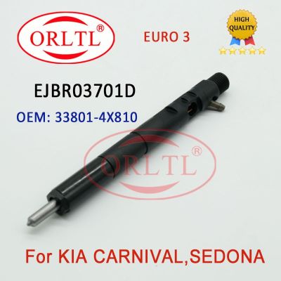 Orตรวจ OEM 33800-4X800หัวฉีดน้ำมันเชื้อเพลิงสำหรับ Kia Carnival Sedona สำหรับ Hyundai Terracan 2.9 CRDI 33801-4X810 EJBR03701D