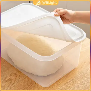 Pizza Dough Proofing Box With Lid, Silicone Sourdough Fermentation Container,  Durable Bread Dough Container, Home Kitchen Food Storage Box Container,  Baking Accessories, Kitchen Supplies - Temu