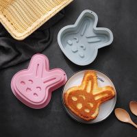 【lz】✿▨  Easter Bunny Silicone Baking Pan molde do bolo utensílios de forno bonitos ferramentas do dia de Halloween 6