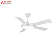 Cam kết hàng chính hãng Quạt trần đèn cao cấp QT01- ASIA 3 màu nâu cafe,