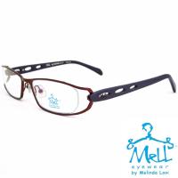 Mell eyewear by Melinda Looi แว่นตา รุ่น ME 061 กรอบแว่นตา ( สำหรับตัดเลนส์ ) ทรงสปอร์ต วัสดุ สแตนเลสสตีล หรือเหล็กกล้าไร้สนิม Stainless Steel ขาข้อต่อ กรอบแว่นตา EyewearTop Glasses