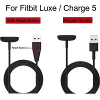 ✌₪ USB Charger For Fitbit Luxe Charging Cable For Fitbit charge 5 Band Wireless Magnetic Adapta Dock Cradle Smart Watch Accessories