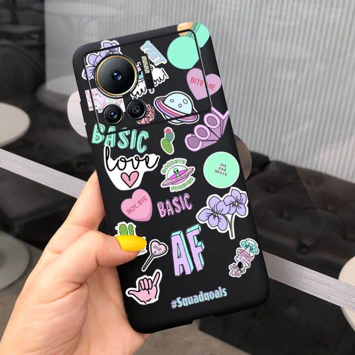 สำหรับ-infinix-note-12-vip-note12โน้ต-g96ทันสมัย12g96case-ภาพน่ารักฝาครอบป้องกันเคสใส่โทรศัพท์