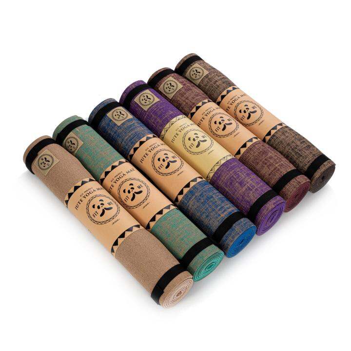 Fitme Premium Jute Yoga Mat Lazada