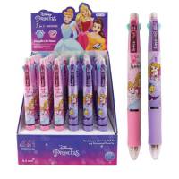 ปากกา ปากกาลูกลื่น 4 สี + ดินสอกด ในแท่งเดียวกัน 5 in 1 PRC-185 ลาย Disney Princess  (1ด้าม) ดินสอ เครื่องเขียน พร้อมส่ง ในไทย