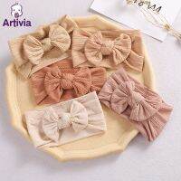 【cw】 Baby Hair Accessories Cable Bow Baby Headband for ChildHeadwear Cables Turban for KidsElastic Headwrap 32 Colors ！