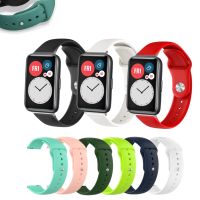 Silicone Sport Replacement Band Strap for Huawei watch fit Bracelet Wristband 【BYUE】