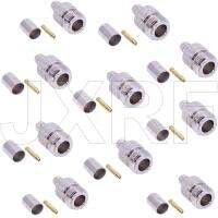 10 PCS RF connector N female crimping for RG58 RG142 LMR195 cable