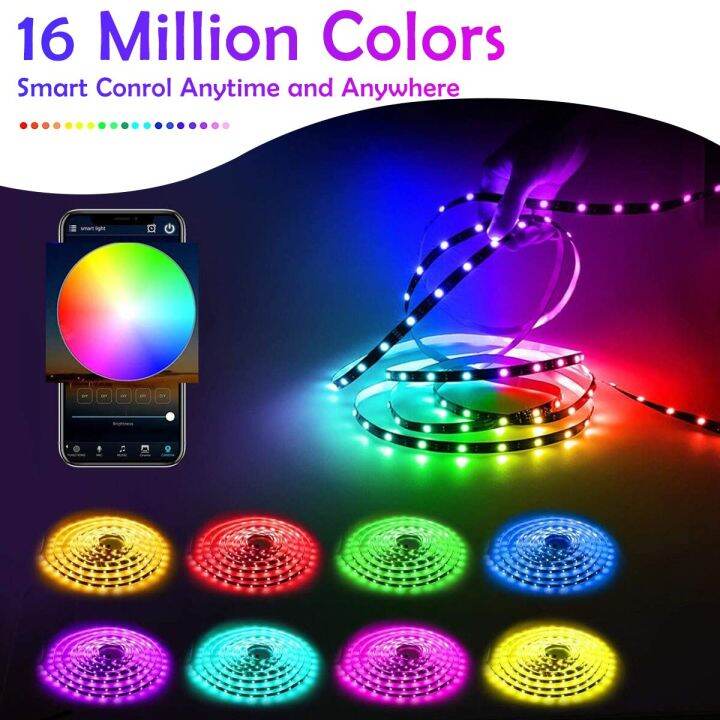 luminous-tape-festoon-wifi-led-strip-light-12v-rgb-5050-bluetooth-neon-ribbon-led-stripe-with-app-alexa-remote-control-for-room-led-strip-lighting