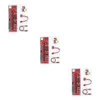 1/2/3 PCI-E 1X ไปยัง16X บอร์ดอะแดปเตอร์6pin เครื่องขยายความเร็วการ์ดวิดีโอกราฟิกอุปกรณ์14pro คอมพิวเตอร์ตั้งโต๊ะ