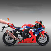 【 Wj】1:12ฮอนด้า CBR 1000RR-R ไฟใบมีดรถจักรยานยนต์รุ่นจำลองล้อแม็กของเล่นเด็กรุ่น