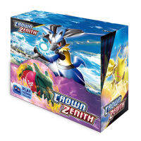 2023 เวอร์ชั่นภาษาอังกฤษล่าสุดของ Pokemon CROWN ZENITH Booster 50-360 ชิ้นการ์ดขายปลีกสำหรับของขวัญเด็ก-Souyine