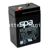 SLA Battery SL 6-5 SPA 6V 5AH ออกใบกำกับภาษีได้ batterymania