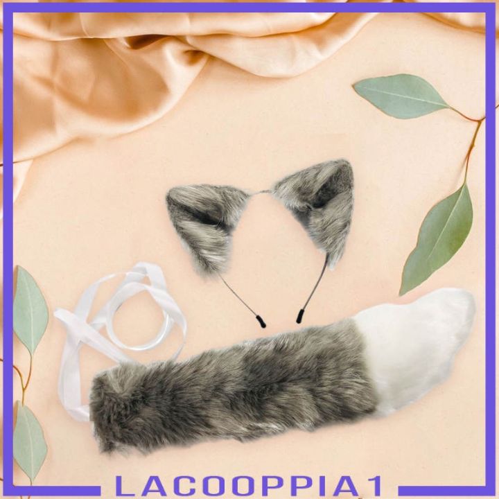 lacooppia1-faux-cat-ears-hair-clip-ry-wolf-fox-tail-halloween-bell-headband-hairpin-cosplay-set