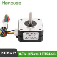 1ชิ้นสเต็ปเปอร์มอเตอร์4-ตะกั่ว Nema 17 17hs4223 22มม. 42มอเตอร์เครื่องอัดปรินเตอร์3มิติสำหรับ J-Head Bowden Titan Extruder