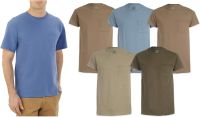 Fruit of the Loom Mens Pocket T-Shirts 5-Pack Assorted Colors. Sizes- M-XL