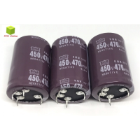 CAPACITOR 470UF450V ขาเขี้ยว 4ขา  ไซร์ 35*50mm แพ็ค2ตัว พร้อมส่ง ส่งทุกวัน