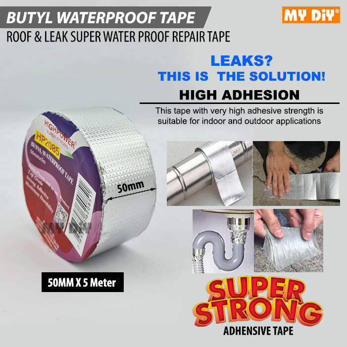 MYDIYHOMEDEPOT Water Proof Tape Anti Leak Proof Butyl Duct Pipe