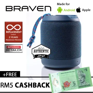 Zagg Braven BRV MINI Rugged Portable Speaker IPX7 Waterproof