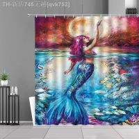 【CW】﹊♟℗  The Sea Cartoon Painting Shower Curtain Polyester Childrens Room Background