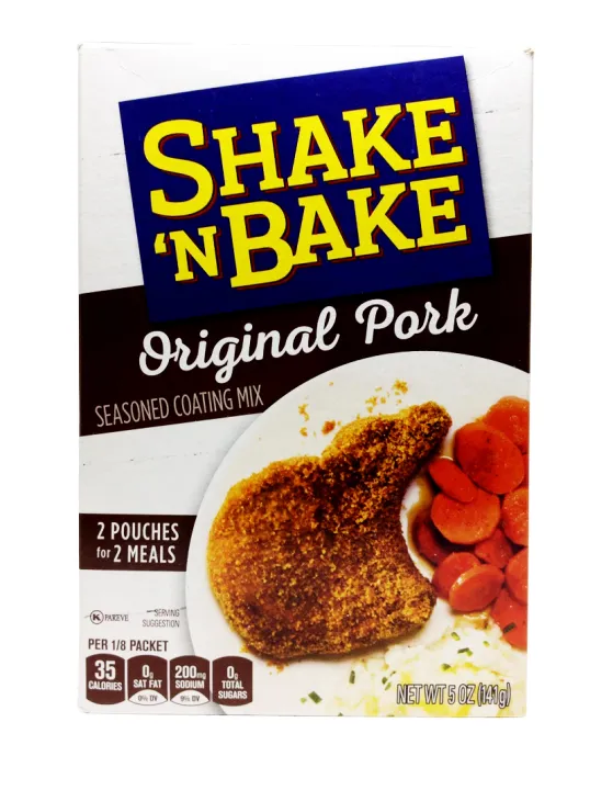 ON SALEKraft SHAKE'N"BAKE Original Pork Seasoned Coating Mix 141g EXPIRATION DATESEPTEMBER 16