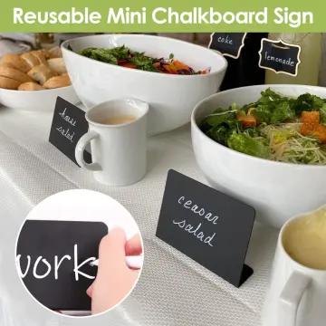 18Pcs Mini Chalkboard Signs for Food Party Food Labels for Party