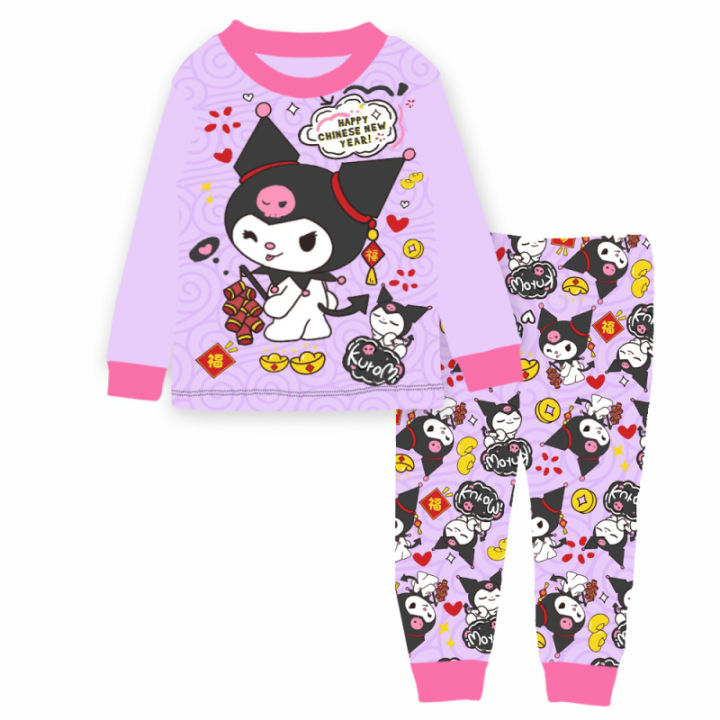 #81031 Cuddleme Girl Kuromi CNY pyjamas /Kuromi CNY Sleepwear ...