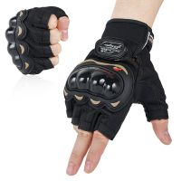 ใหม่ PRO-BIKER ถุงมือรถจักรยานยนต์ครึ่งนิ้ว Motorcross Dirt Racing ขี่สกู๊ตเตอร์ Guantes Motocicleta Moto ถุงมือ04C