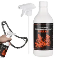 Bike Degreaser Spray 500Ml ระบบขับเคลื่อนจักรยาน Degreaser Fast Acting และตัวแทนทำความสะอาดโซ่จักรยานที่มีประสิทธิภาพสำหรับจักรยานเสือภูเขา