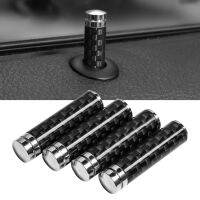 4pcs รถประตูล็อค PIN COVER ประตู Bolt ตกแต่งหมวกคาร์บอนไฟเบอร์สำหรับ BMW E90 E60 E39 F30 G05 E46 F20 G30 G20อะไหล่