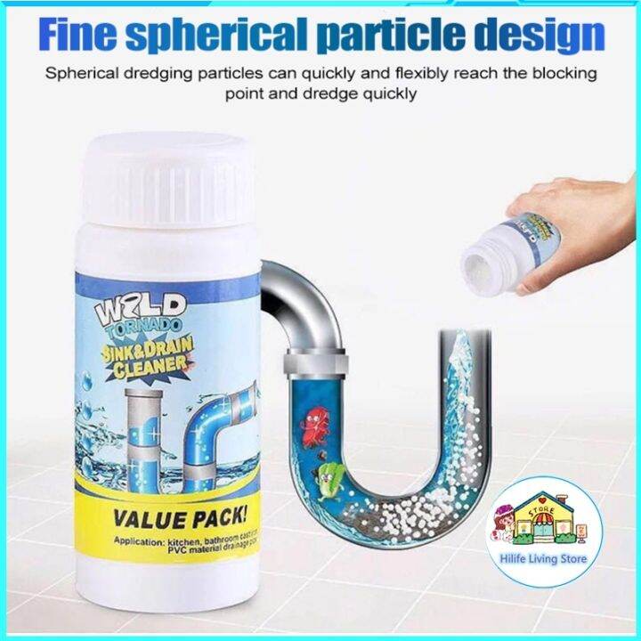 Pipe Unblocker Drain Cleaner Sink Drain Declogger Sewer Kitchen Toilet