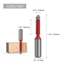 สำหรับงานไม้หัวเจาะร่องคู่ปลายดอกกัดไม้ขนาด1/2 "12มม. ใช้สำหรับตัดดอกสว่านก้านตรงการกัดไม้