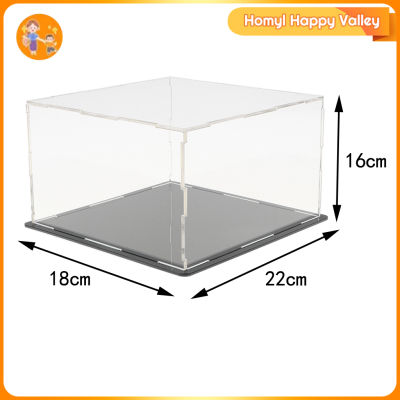 Homyl Acrylic Display Case Dustproof Protection Boxes Container