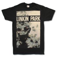 เสื้อยืดโอเวอร์ไซส์เสื้อยืดคอกลมLinkin Park เสื้อยืดลำลองสำหรับผู้ชายS-4XLรองรับการปรับแต่ง แฟชั่นแขนสั้นผ้าฝ้าย