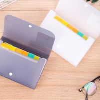 ✹✚❇ 1pc Plastic A6 File Folder Document Organizer Receipt File Expanding Wallet 13 Pockets Bill Folders Paper Holder Office Supplies