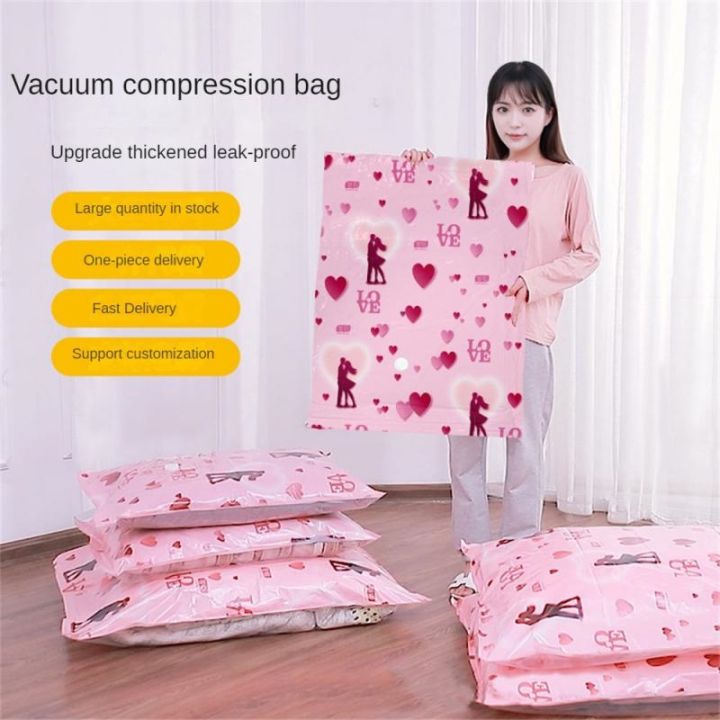 oversized-vacuum-bag-clothes-organizer-with-valve-clear-border-folding-compression-travel-saver-seal-bag