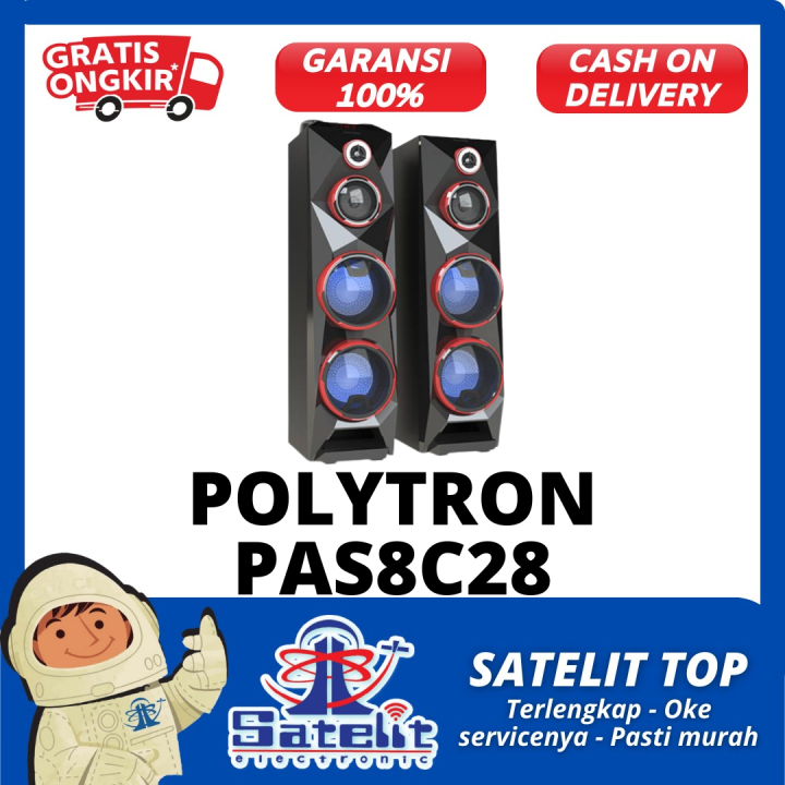 Polytron Speaker Active Pas 8c28 Lazada Indonesia