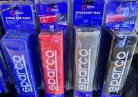 หุ้มเบลล์ sparco ขนาด 240*60 มม.  (2ชิ้น) มี 4 สี สีน้ำเงิน สีดำ สีเทา สีแดง  นวมหุ้มเข็มขัดเก๋ๆ นุ่มสบาย