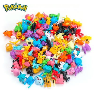 ZZOOI 144 Style Pokemon Figure Toys Anime Pikachu Action Figure Model Ornamental Decoration Collect Toys For Childrens Christmas Gift