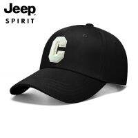 JEEP SPIRIT หมวกผู้ชายหมวกถุงเท้าขี่จักรยานเหงื่อสำหรับหมวกเบสบอลระบายอากาศทุกเพศหมวกกันแดดน้ำหนักเบา