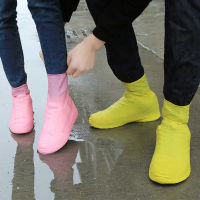 รองเท้ากันน้ำซิลิโคน Anti-SLIP Rain BOOTS รองเท้าผ้าใบ Unisex สำหรับกลางแจ้ง Rainy Day Reusable Rain รองเท้า-cijiha