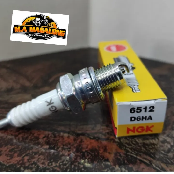 NGK D6HA SPARK PLUG OVERSIZE XRM/WAVE Lazada PH