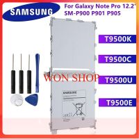 แบตเตอรี่ แท้ Samsung Galaxy Note Pro 12.2 SM-P900 P901 P905 9500MAh T9500K T9500C T9500E T9500U Samsung แท็บเล็ตแบตเตอรี่+ชุดถอดฟรี